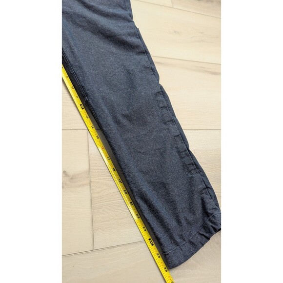 Lululemon ABC Pant Mens 34x26 Slim Tech Canvas Heathered Deep Navy Blue M5609S - Picture 7 of 9